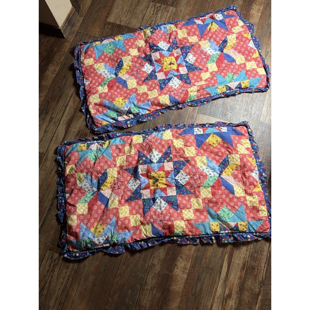 The Pioneer Woman Multi-Color Starlight Patchwork 2-Piece Cotton King Sham Set